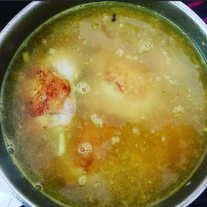 Chickenaddedwithwater